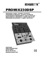 Предварительный просмотр 1 страницы HQ Power PROMIX230DSP User Manual