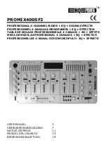 HQ Power PROMIX400SF2 User Manual предпросмотр