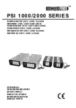 Preview for 1 page of HQ Power PSI1000 User Manual