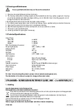 Preview for 10 page of HQ Power QUBIC 2600 VPA2600MB User Manual