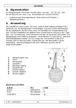 Preview for 23 page of HQ Power VDLMM3N User Manual