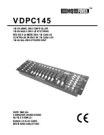 HQ Power VDPC145 User Manual предпросмотр