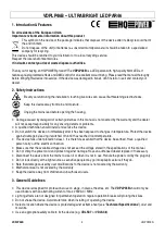 Preview for 3 page of HQ Power VDPLP46B User Manual