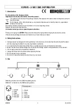 Предварительный просмотр 3 страницы HQ Power VDPSP2 User Manual