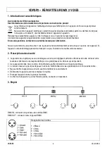 Предварительный просмотр 6 страницы HQ Power VDPSP2 User Manual