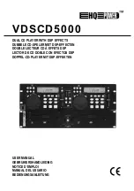 Preview for 1 page of HQ Power VDSCD5000 User Manual