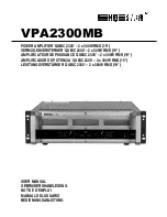 Preview for 1 page of HQ Power VPA2300MB User Manual