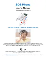 Preview for 1 page of hq telecom HiQ-SOS3 User Manual