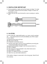 Предварительный просмотр 3 страницы HQ HQ-CHAR-CAR01 Instructions Manual