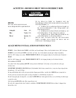 Preview for 20 page of HQ HQ-HA30W Installation And User Instructions Manual