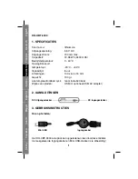 Preview for 14 page of HQ HQ-UBT-3400 Manual