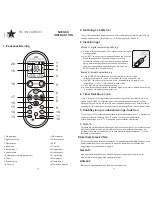 Предварительный просмотр 8 страницы HQ RC UNI/AIRC03 Instructions Manual