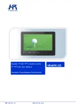 HR HRM09LCD User Manual предпросмотр