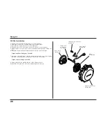 Предварительный просмотр 27 страницы HRC CBR600RR Set-Up Manual/Parts List