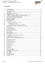 Preview for 2 page of HRS AquaModule AMB15 Operating Instructions Manual