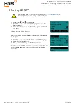 Preview for 35 page of HRS AquaModule AMB15 Operating Instructions Manual