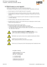 Preview for 40 page of HRS AquaModule AMB15 Operating Instructions Manual