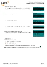 Preview for 33 page of HRS AQUASAVE A6 Series Operating Instructions Manual