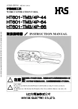 Предварительный просмотр 1 страницы HRS CL902-2205-0 Instruction Manual