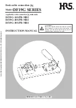 Preview for 1 page of HRS DF19G Series Instruction Manual