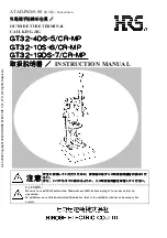 Preview for 1 page of HRS GT32-10S-6/CR-MP Instruction Manual