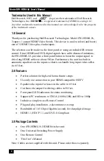 Preview for 2 page of HRT SW-HDMI-3A User Manual