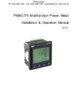 Preview for 1 page of HRW PMAC770 Installation & Operation Manual