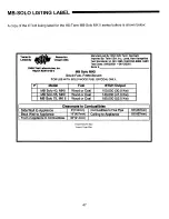 Preview for 48 page of HS Tarm MB-SOLO MK II Operation Manual