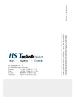 Preview for 60 page of HS-Technik PRO-M Operating Instructions Manual