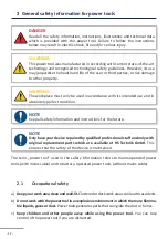 Preview for 12 page of HS-Technik RivBee RBL-15x Operating Instructions Manual