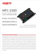 HSDJets MFC-2085 Quick Start Manual preview