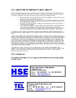 Preview for 17 page of HSE AFA 500 Operating And Instruction Manual