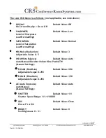 Preview for 11 page of HSI HuddleCam-HD 10X User Manual