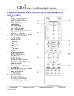 Preview for 12 page of HSI HuddleCam-HD 10X User Manual