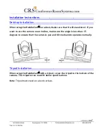 Preview for 14 page of HSI HuddleCam-HD 10X User Manual