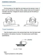 Preview for 14 page of HSI Huddlecam-HD 3X Wide User Manual