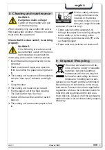 Preview for 14 page of HSM Classic 108.2 Operating Instructions Manual