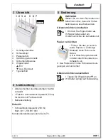 Preview for 5 page of HSM Classic 80.2 Operating Instructions Manual