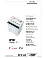 HSM Classic 90.2 Operating Instructions Manual preview