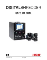 HSM Digital shredder User Manual предпросмотр