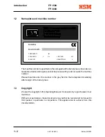 Предварительный просмотр 6 страницы HSM FP 1500 Operating Instructions Manual