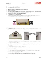 Preview for 6 page of HSM HSM FA 400.2 Operating Manual