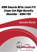 HSM HSM1785 Operating Instructions Manual preview