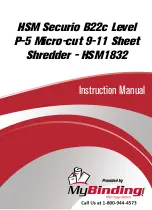 HSM HSM1832 Instruction Manual preview