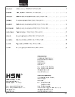 Предварительный просмотр 2 страницы HSM Primo 1200 Operating Instructions Manual