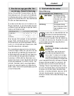 Preview for 3 page of HSM Primo 2600 Operating Instructions Manual