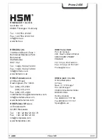 Preview for 76 page of HSM Primo 2600 Operating Instructions Manual