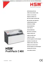 Preview for 1 page of HSM ProfiPack C400 Operating Instructions Manual