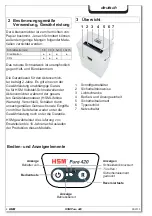 Preview for 5 page of HSM Pure 420 Operating Instructions Manual