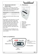 Preview for 68 page of HSM Pure 420 Operating Instructions Manual